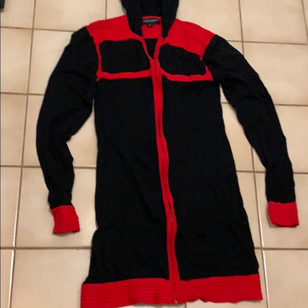 Zip up fitted sweater dress!